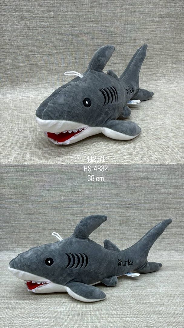 TIBURÓN GRIS 38 CM