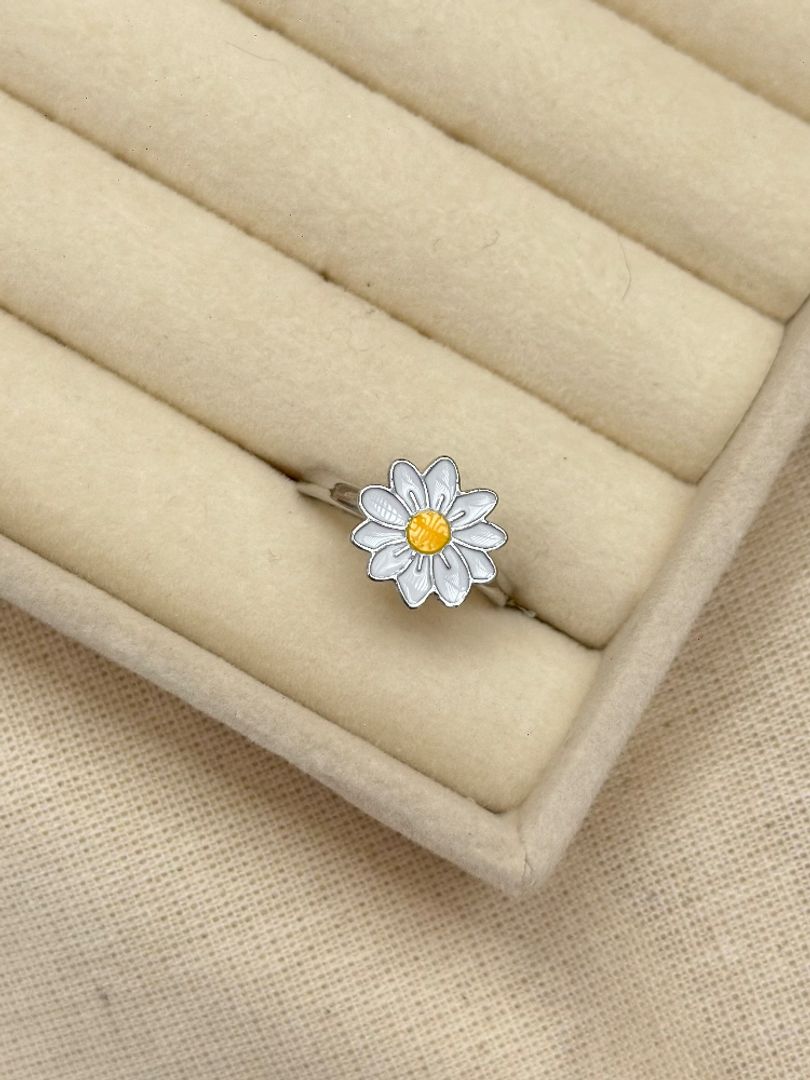 Anillo girasol giratorio 
