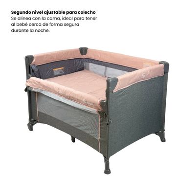 CUNA COLECHO BEBISSO BB7020 ROSA - imagen 1