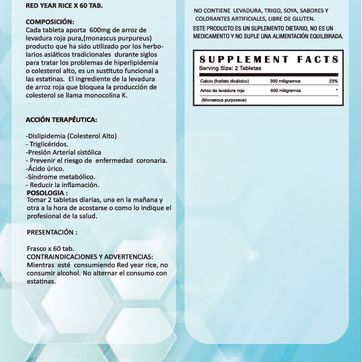 ARROZ DE LEVADURA ROJA - imagen 2