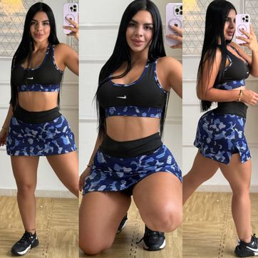 Imagen del producto FALDA TENNIS TOP ESTAMPADA