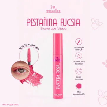 Imagen del producto PESTAÑINA FUSCIA PANTERA ROSA RUBY ROSE