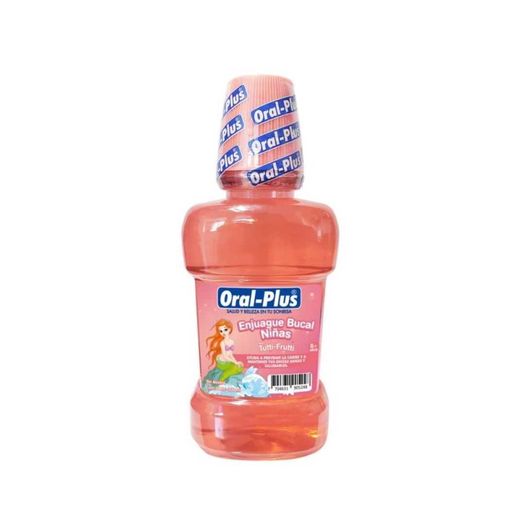 ENJUAGUE BUCAL NIÑA ORAL PLUS*300ML