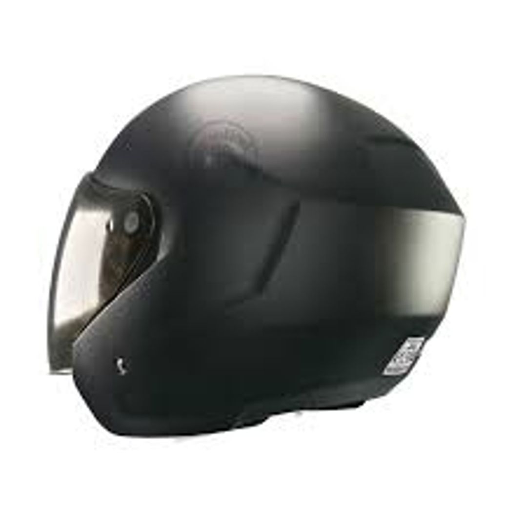 CASCO ABIERTO TECH T10 - NEGRO MATE