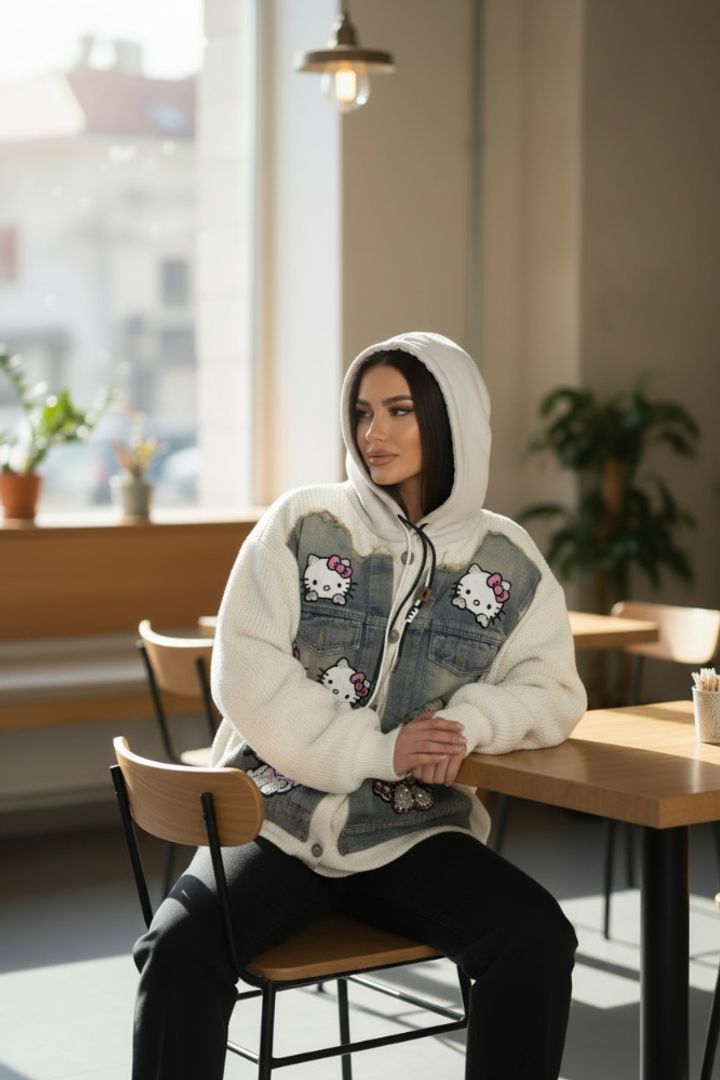 CHAQUETA HELLO KITTY DENIM 