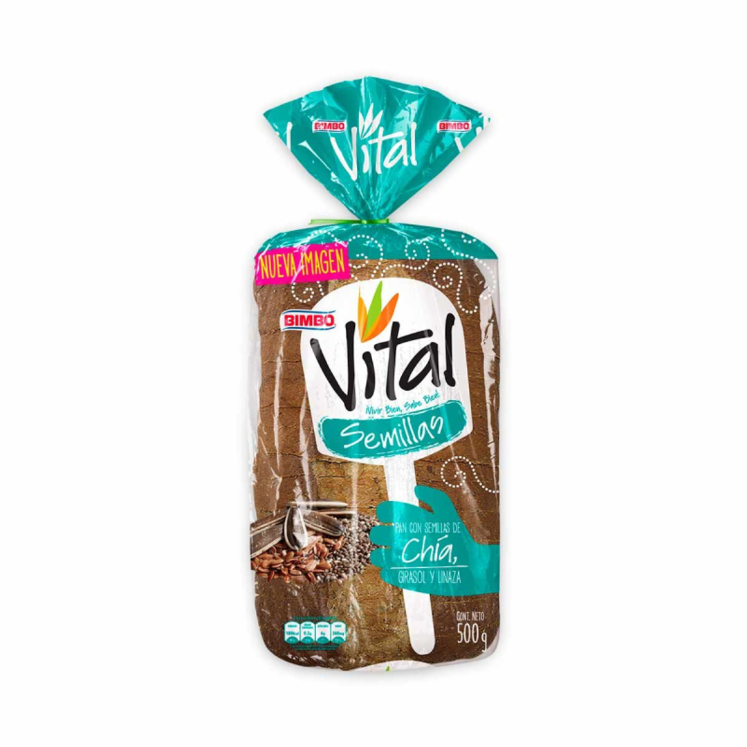 PAN VITAL BIMBO SEMILLAS*500G