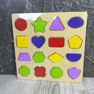 Didáctico madera letras figuras o números  - imagen 1