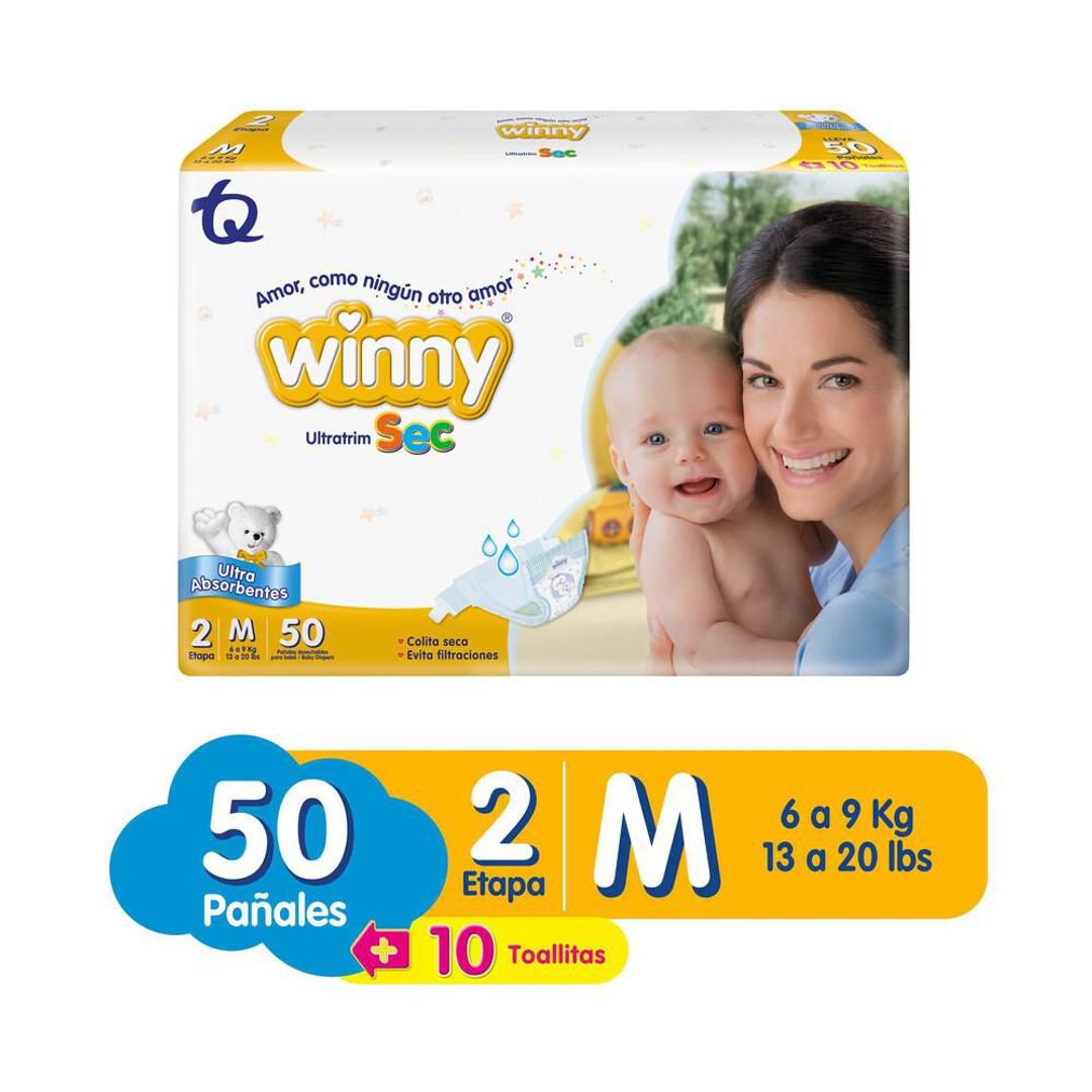 PAÑAL WINNY ETAPA 2 PAQ X 50 UND