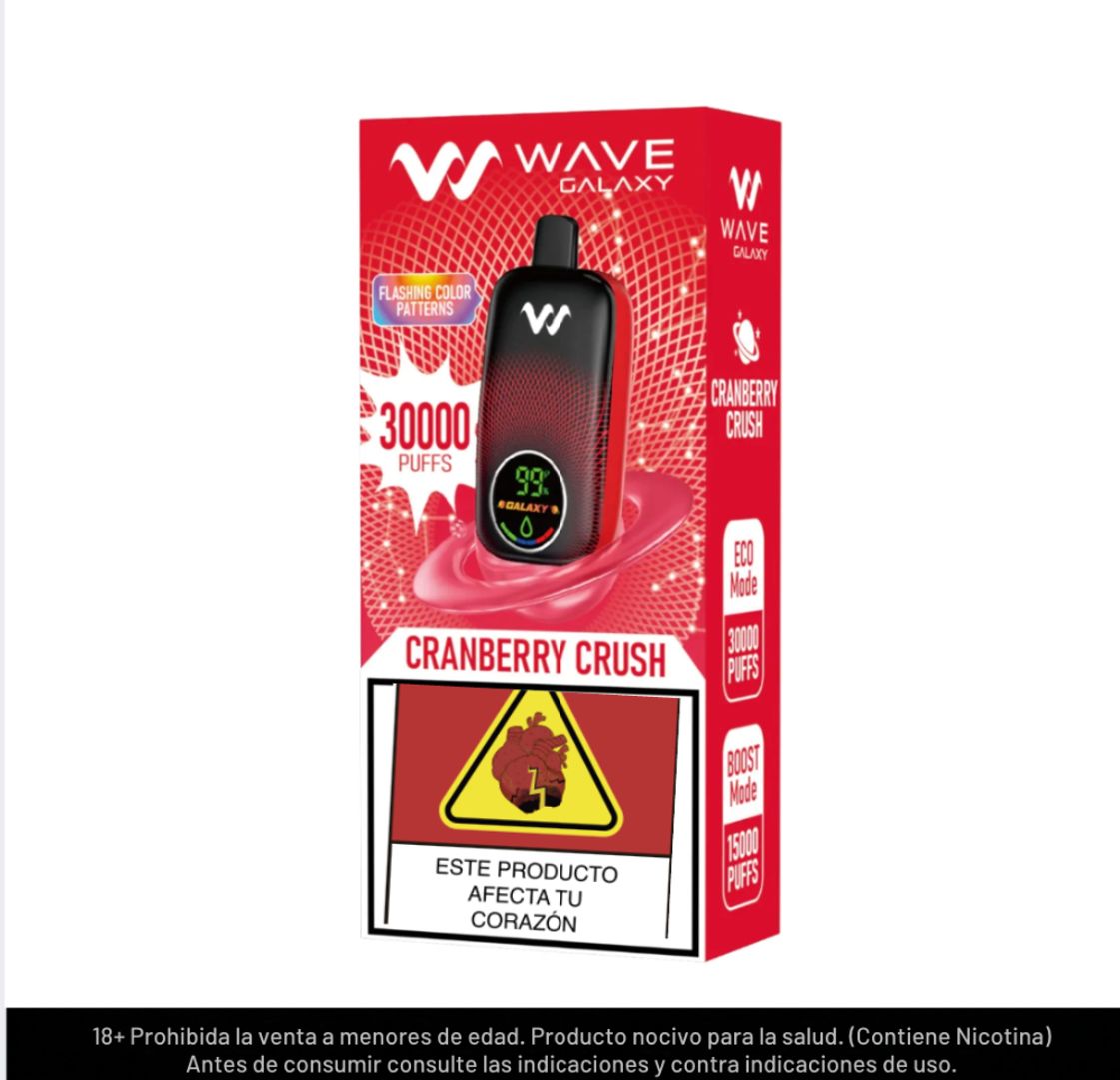 Wave Galaxy 30.000 Puffs Cranberry Crush