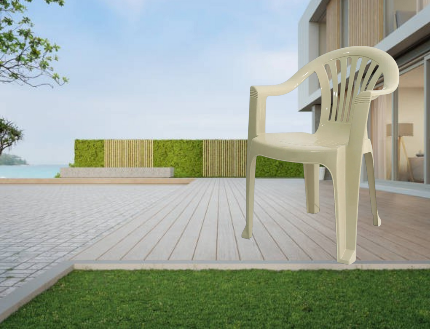 SILLA OASIS BEIGE-CLP
