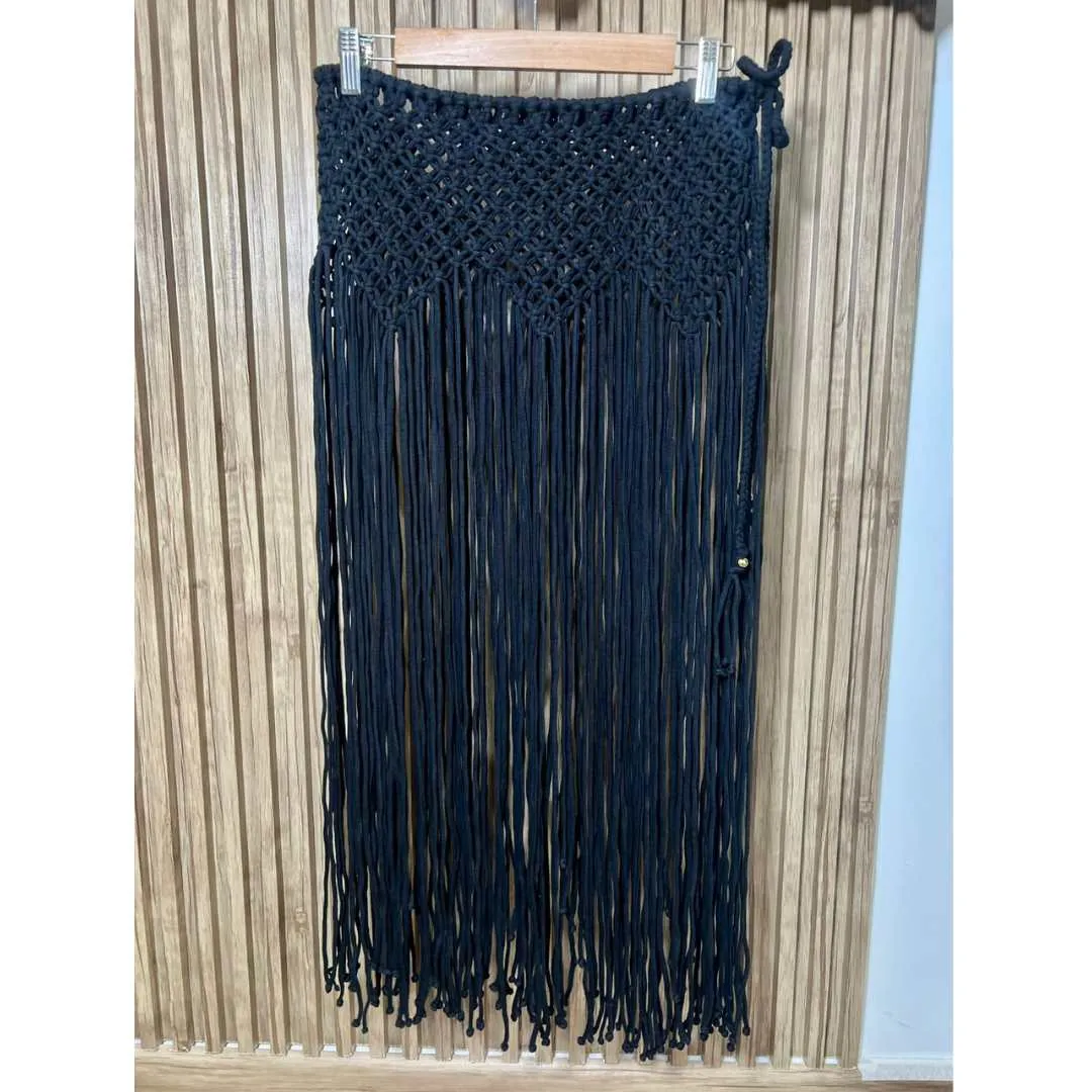 Falda Macramé larga