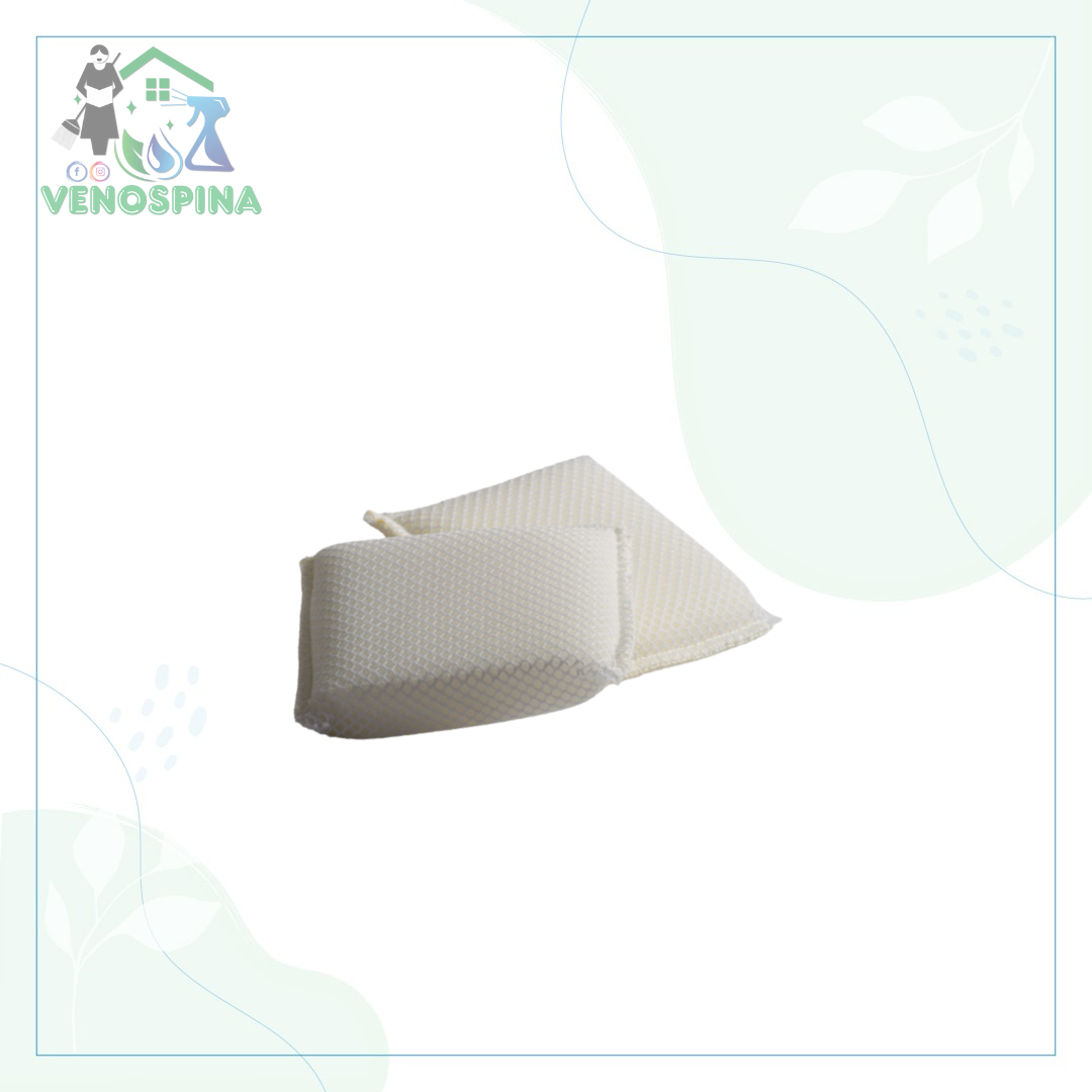 ESPONJA MALLA X12 BLANCA