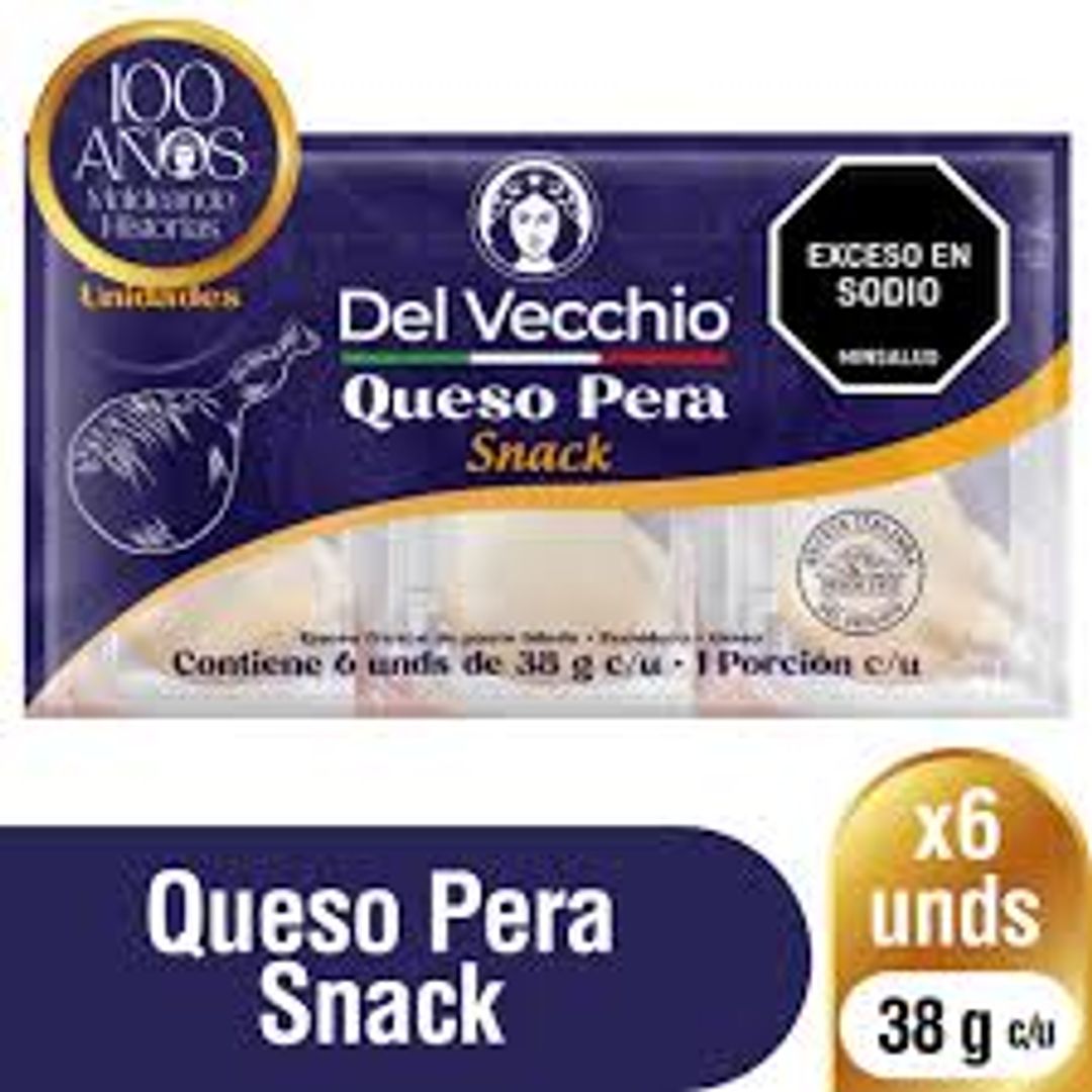 QUESO PERA DEL VECCHIO*6*38G
