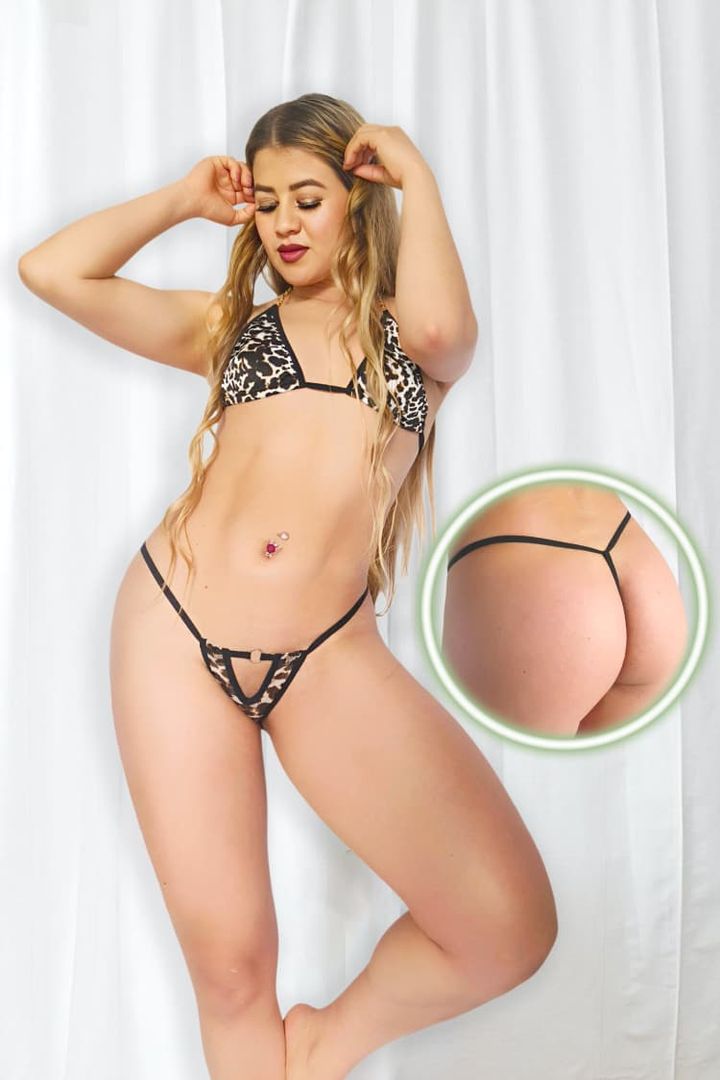 Tanga hilo animal Print