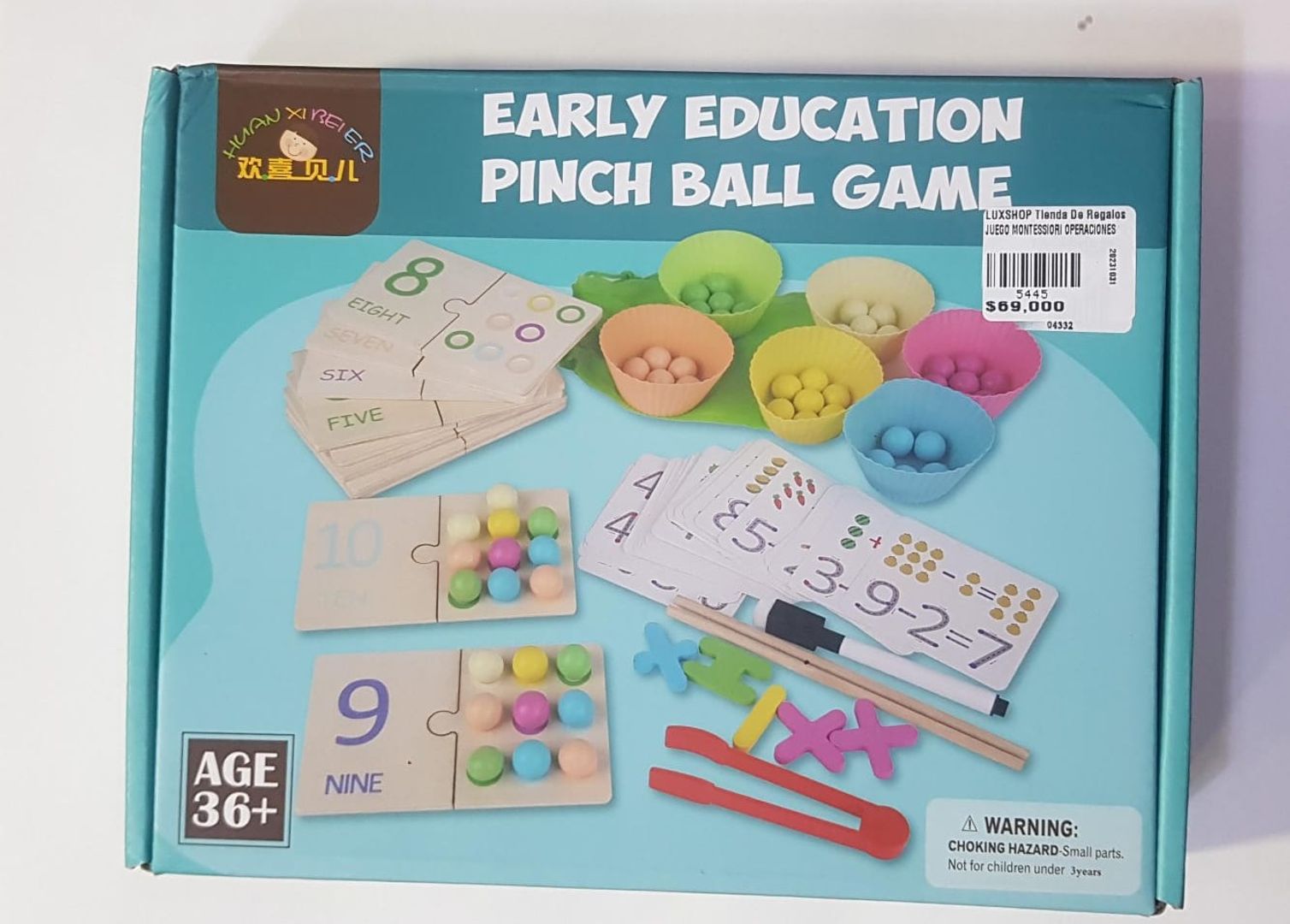 JUEGO MONTESSIORI OPERACIONES