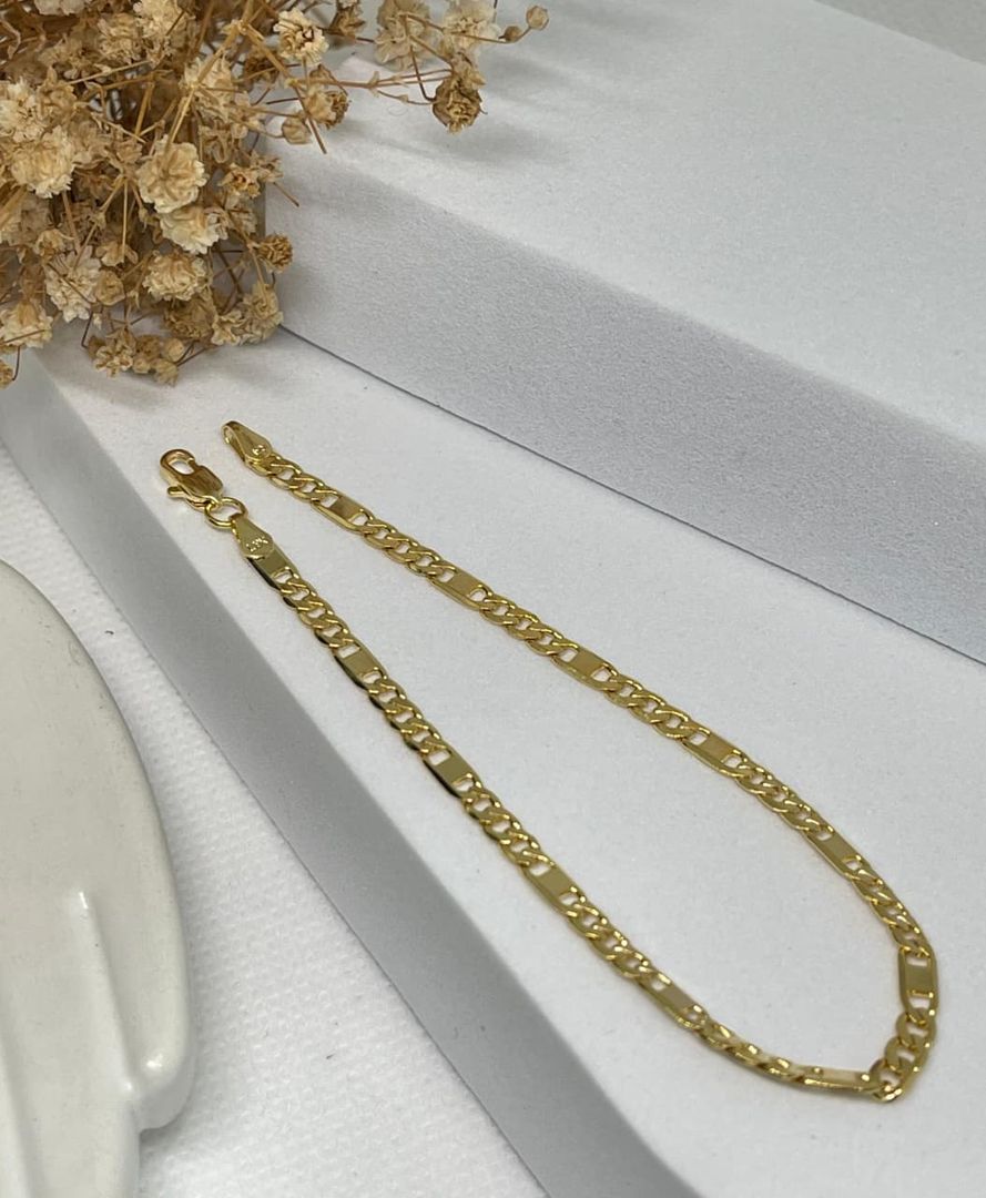 Pulsera escalera cubana 20cm y 3mm
