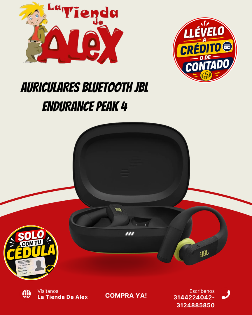 Auriculares Bluetooth JBL Endurance Peak 4