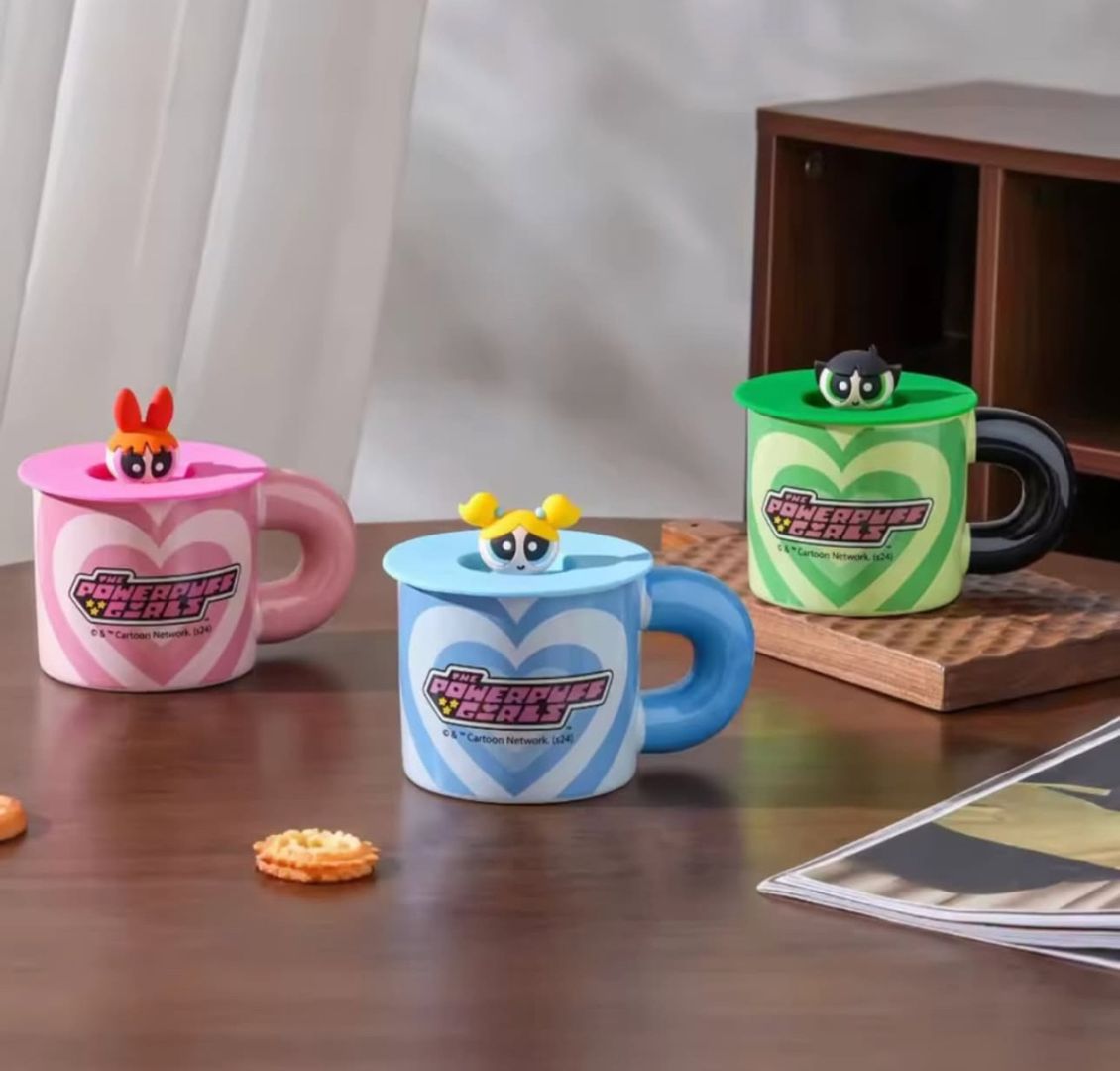 Mug chicas súper poderosas tapa silicona 