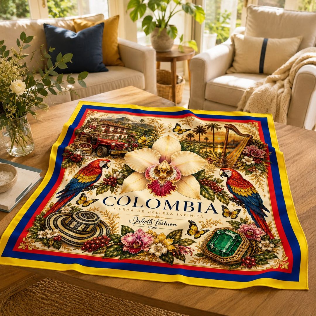 PAÑOLETA PREMIUM 70cmx70cm COLOMBIA DISEÑO 11