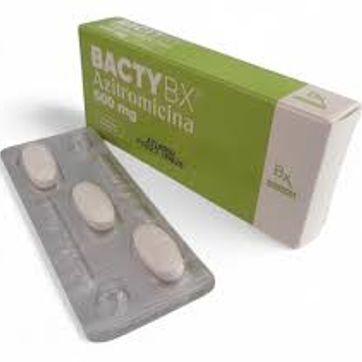 Imagen del producto BACTY (AZITROMICINA 500 MG) DIS X 3 TAB
