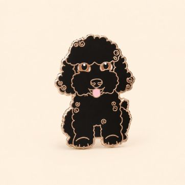PIN FRENCH POODLE NEGRO - imagen 1