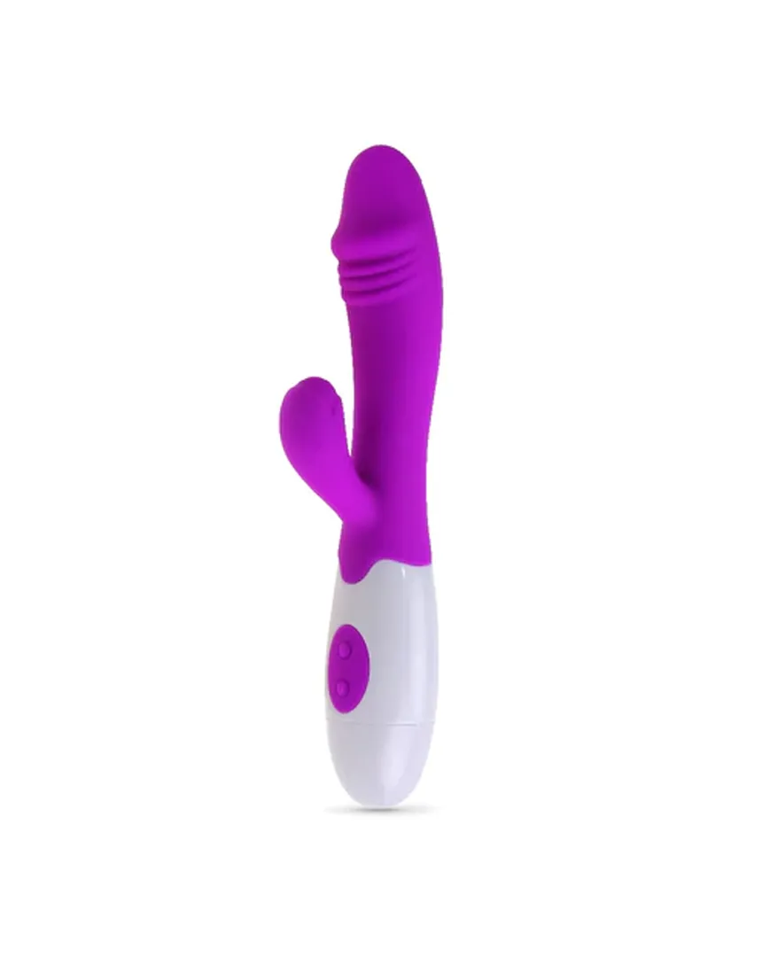 VIBRADOR CON ESTIMULADOR DE CLÍTORIS CANDRY