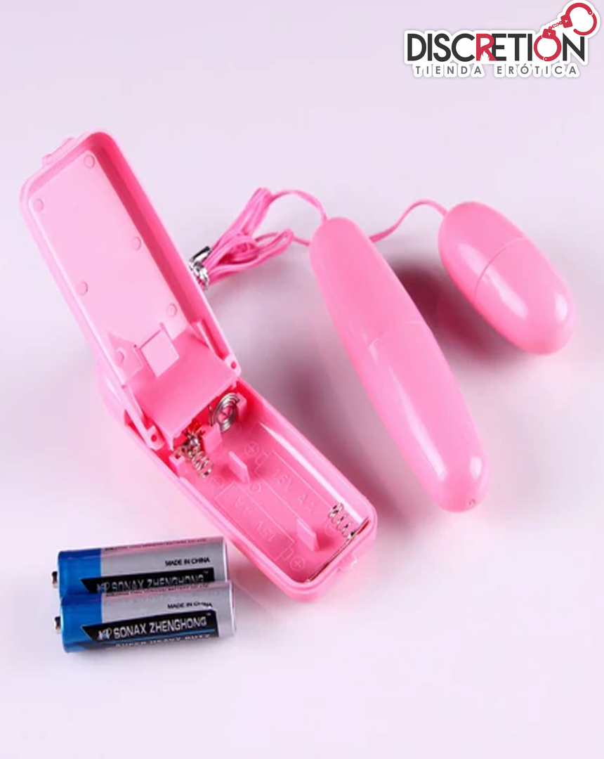 HUEVO VIBRADOR DOBLE SWEET PINK