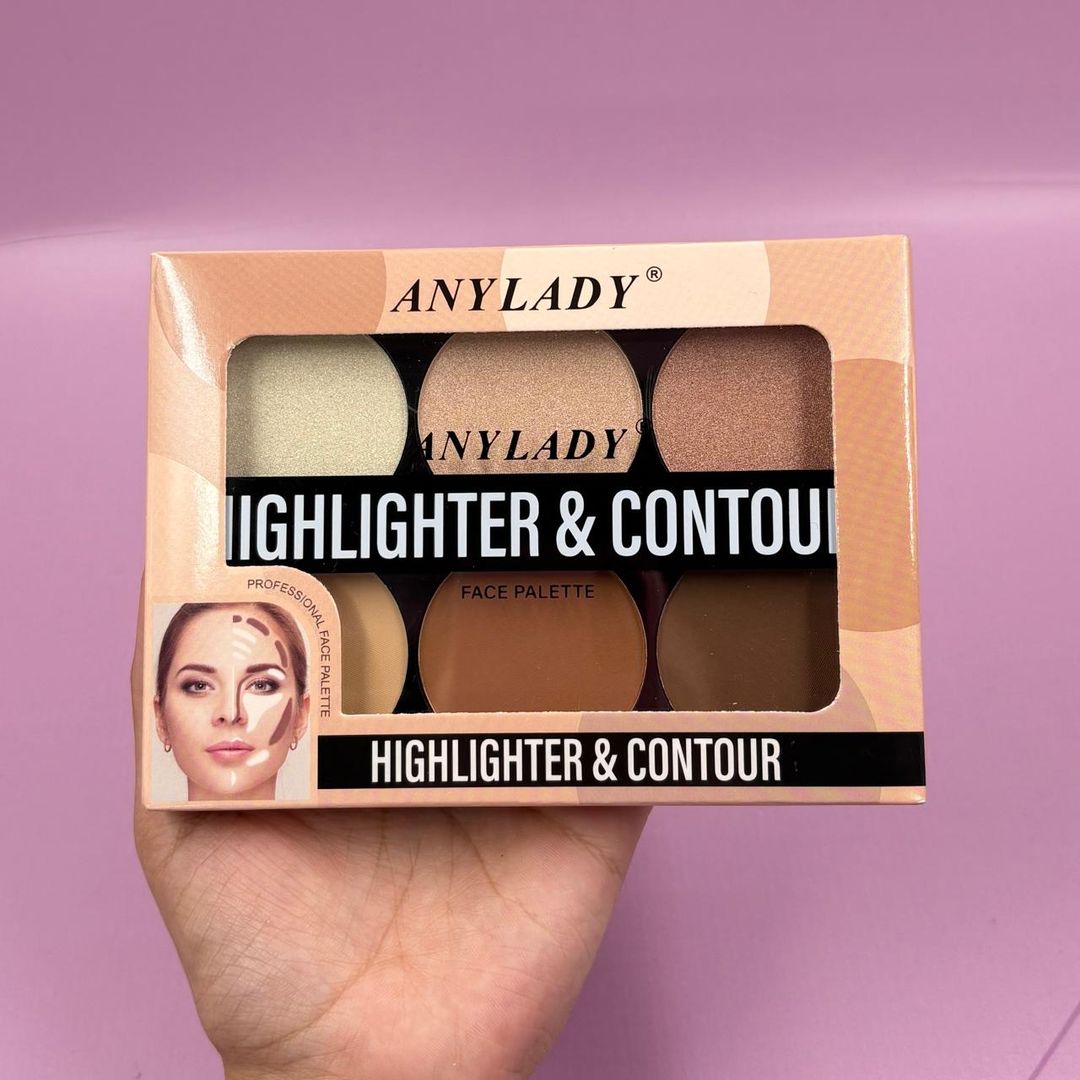 PALETA DE CONTORNOS E ILUMINADORES ANYLADY