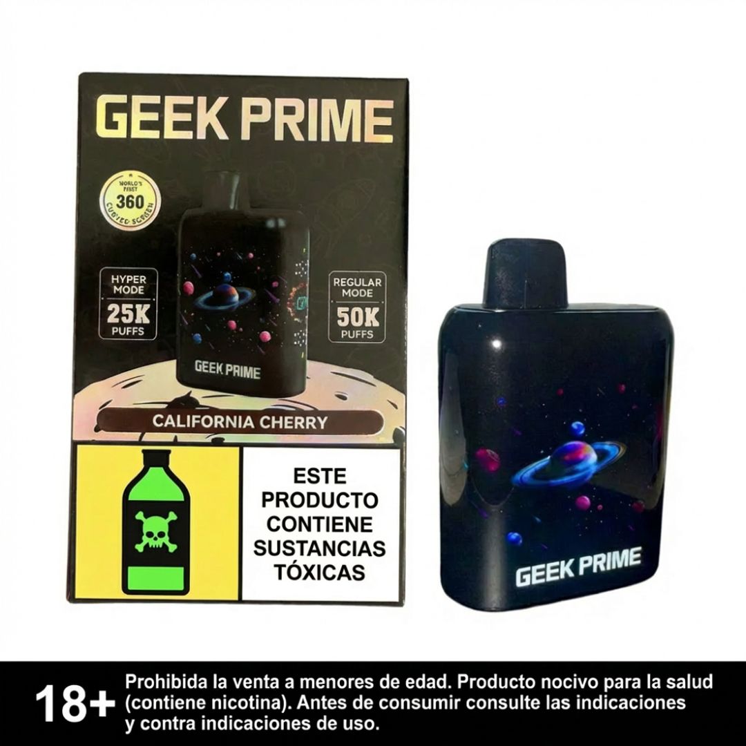 Geek Bar California Cherry 50.000 Puffs Prime
