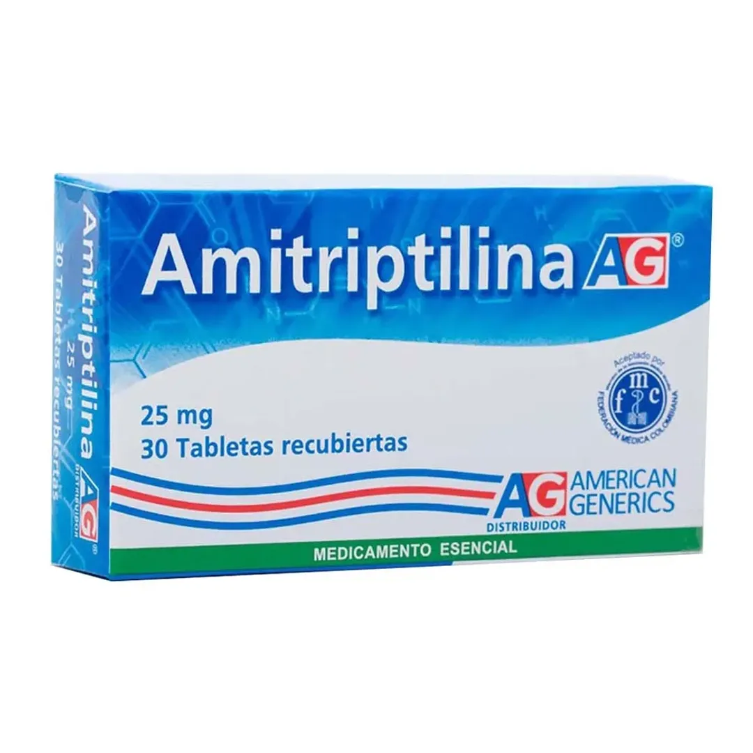 AMITRIPTILINA 25MG AM/GEN DIS X 30 TAB