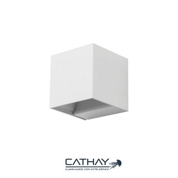 APLIQUE DE PARED CUADRADO ACUALIZABLE BLANCO - imagen 1