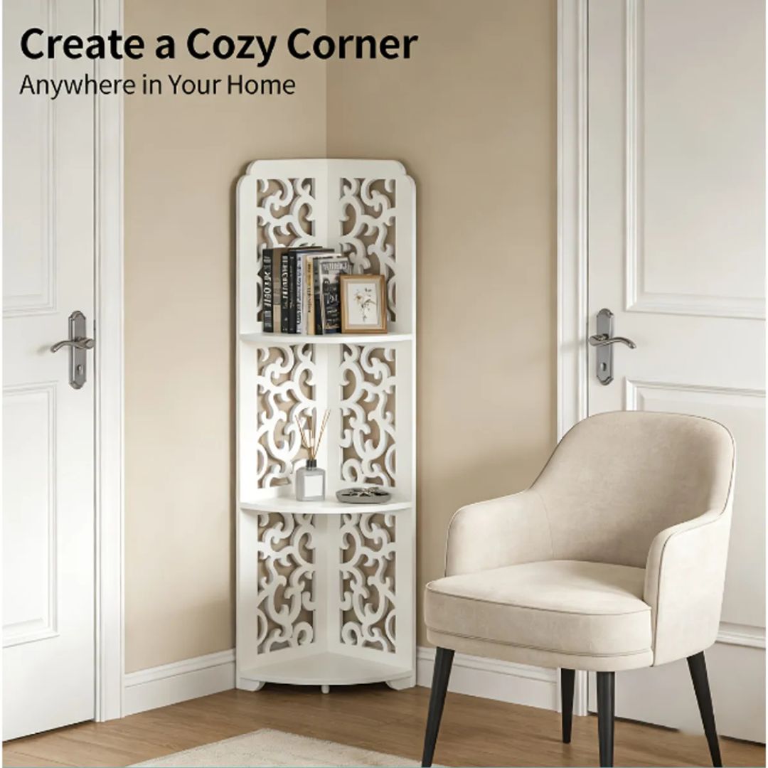 ORGANIZADOR ELEGANTE ESTANTE ESQUINA 4 NIVELES PRLA-987