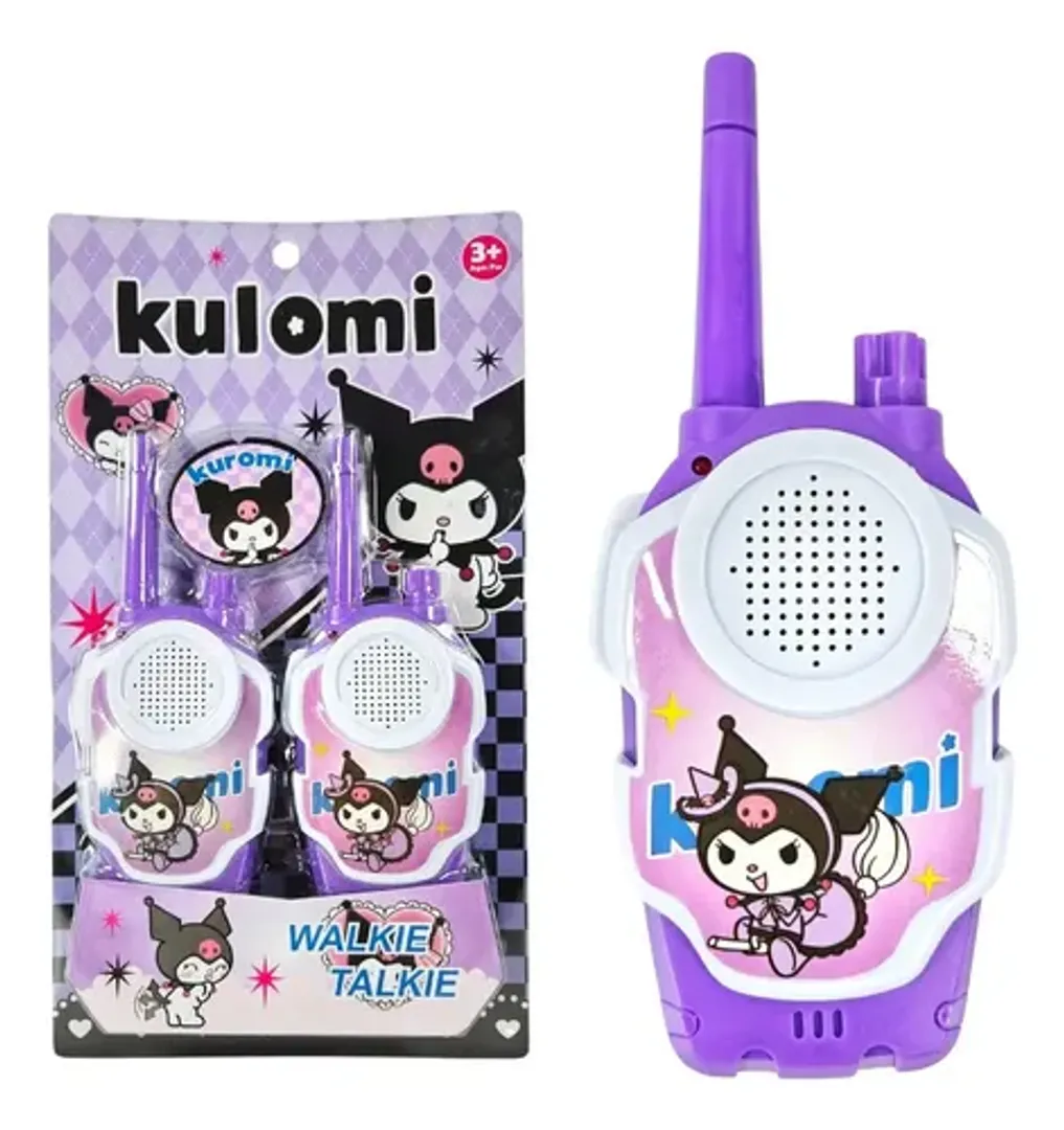 WALKIE TALKIE JUGUETES INTERCOMUNICADORES INFANTILES KUROMI