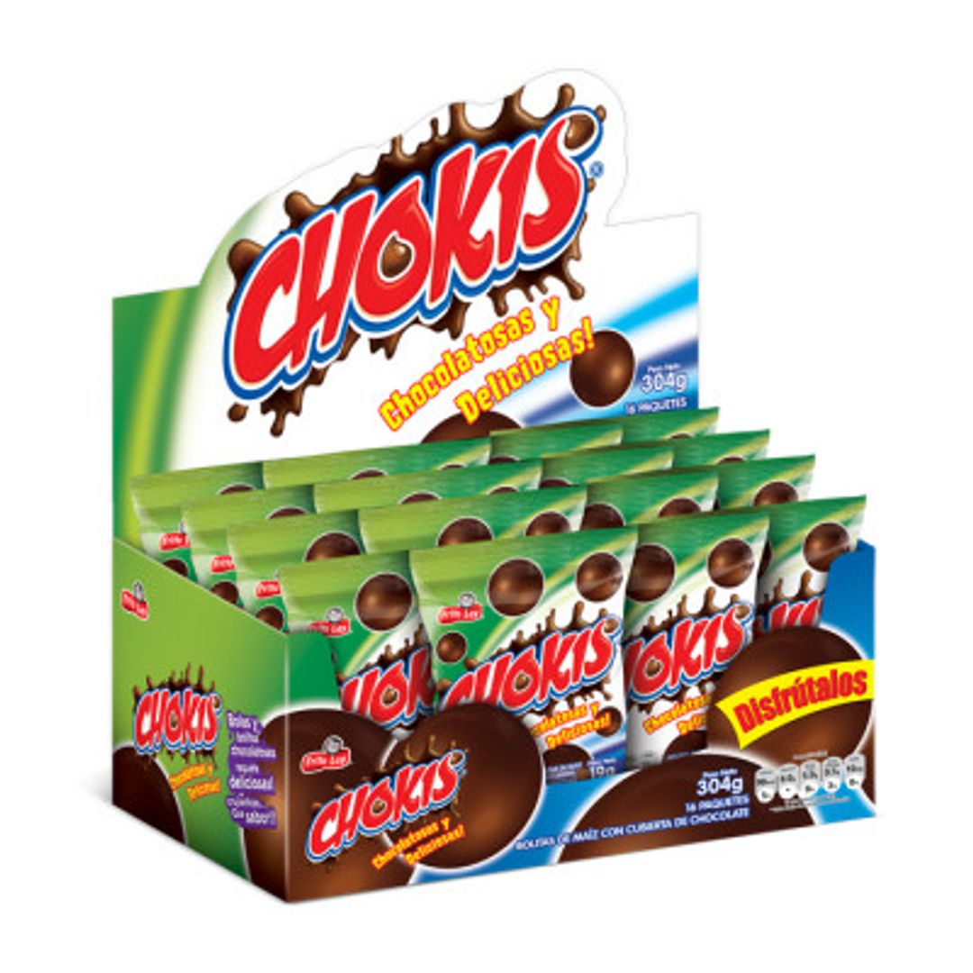 .CAJA DE CHOKIS*16UNIDADES