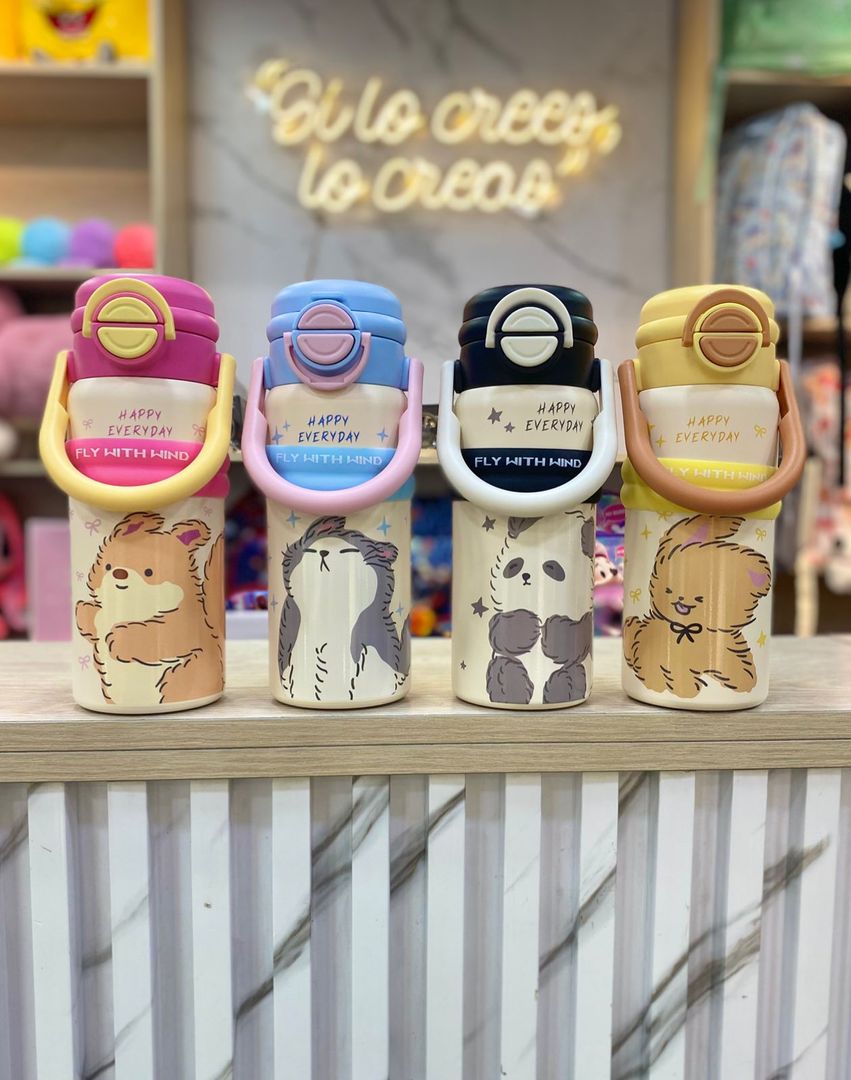 TERMOS ANIMALES PASTELES