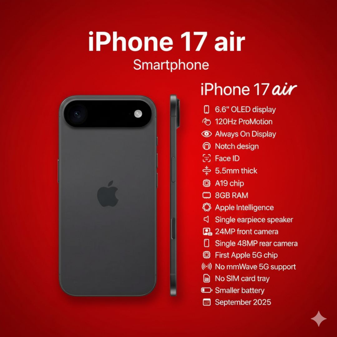 IPHONE 17 AIR( NEW)