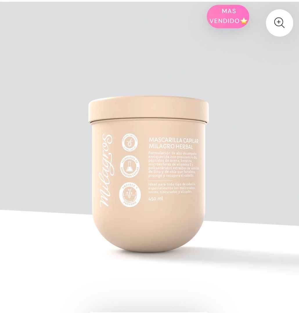 MASCARILLA MILAGRO HERBAL 