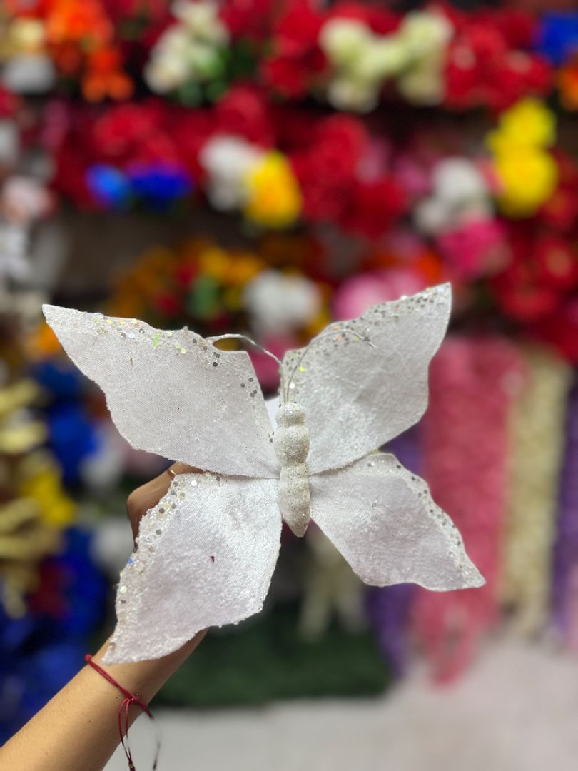 Mariposa Decorativa Navideña