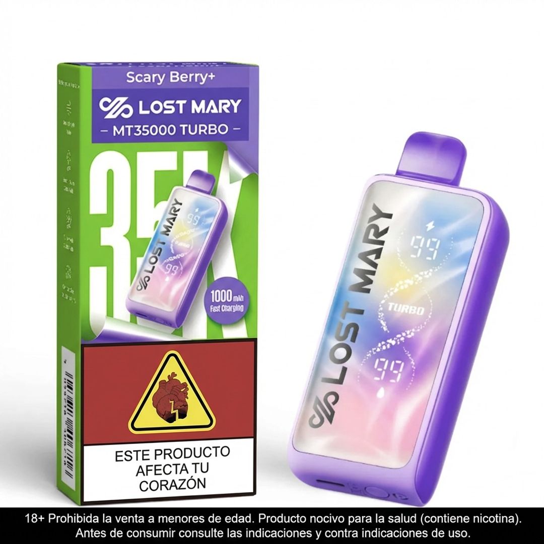 Lost Mary Scary Berry 35.000 Puffs Mt Turbo