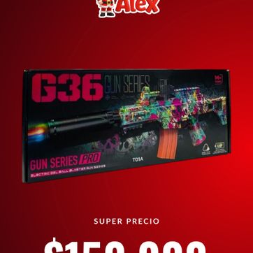 Imagen del producto Rifle de Hidrogel G36 "Graffiti Pro" Eléctrico 