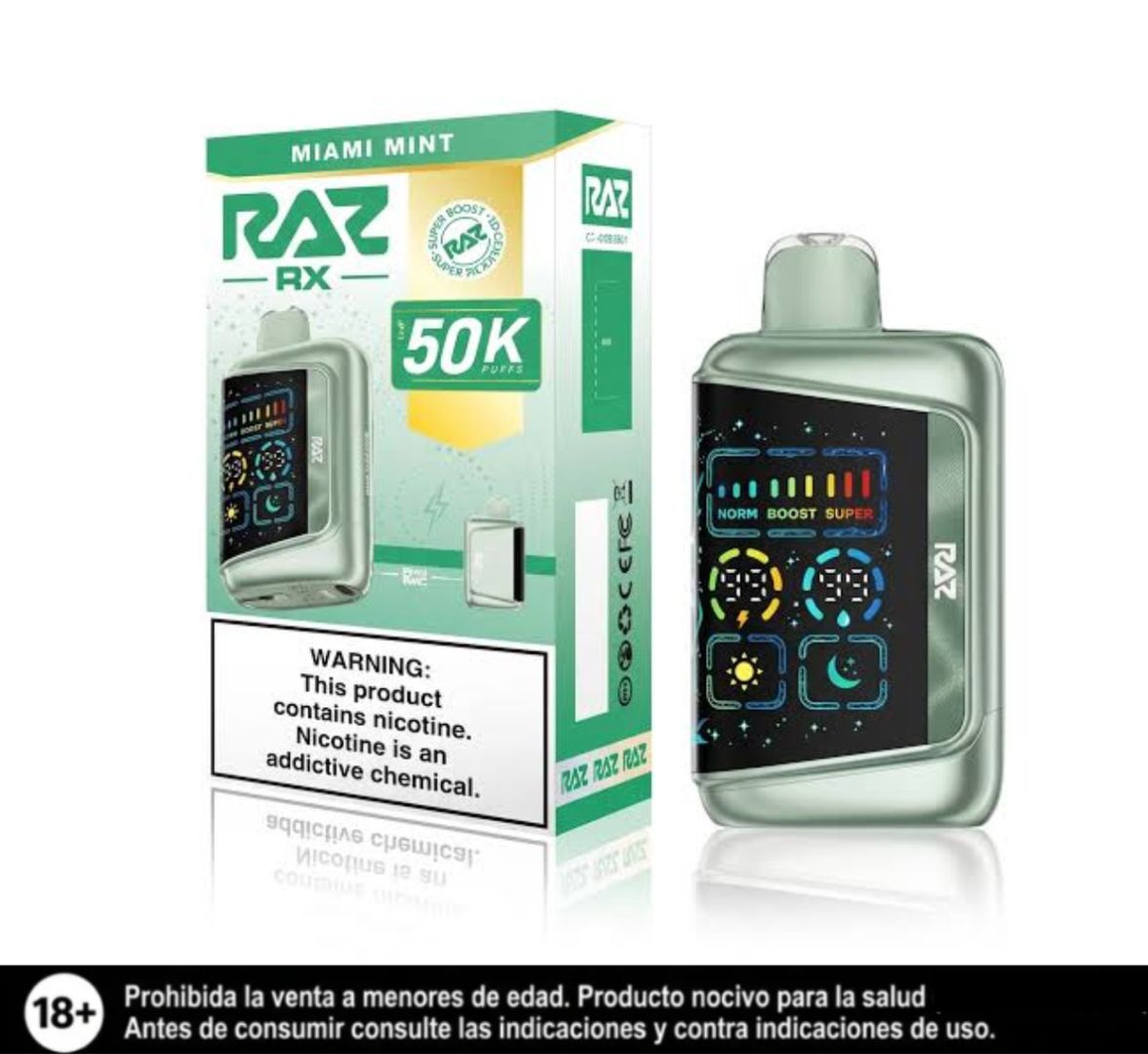 Raz Miami Mint 50.000 Puffs