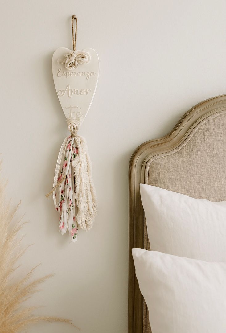 Corazón Madera Blanco VENDIDO 