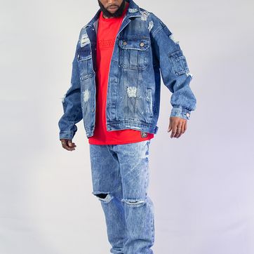 CHAQUETA OVERSIZE ROTOS  - imagen 5