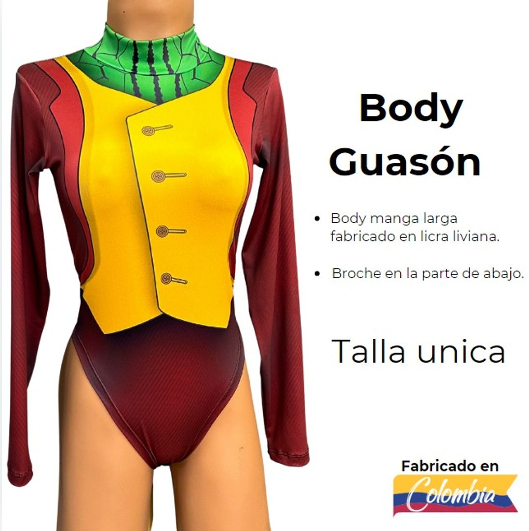 BODY TEMÁTICO GUASÓN MANGA LARGA