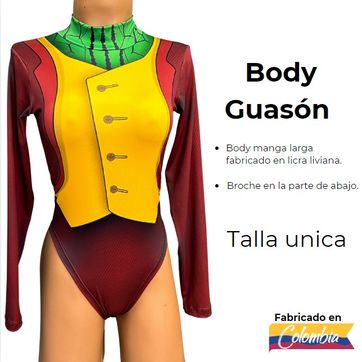Imagen del producto Body temático manga larga guasón 