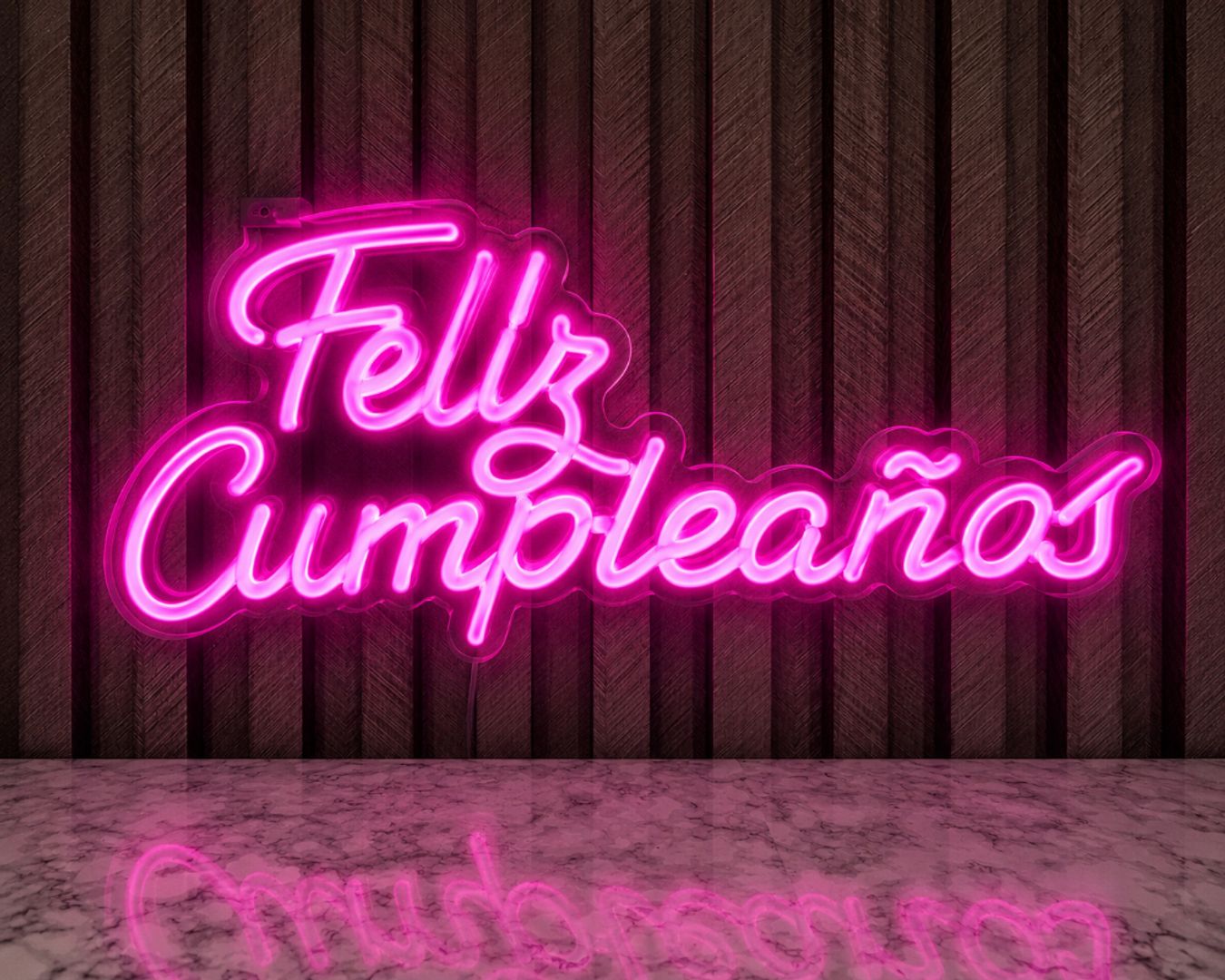 AVISO DE LUZ FELIZ CUMPLEAÑOS 42 CM IMPORTADO 