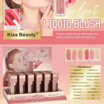 BLUSH LIQUIDO KISS BEAUTY 68509-03 - imagen 1