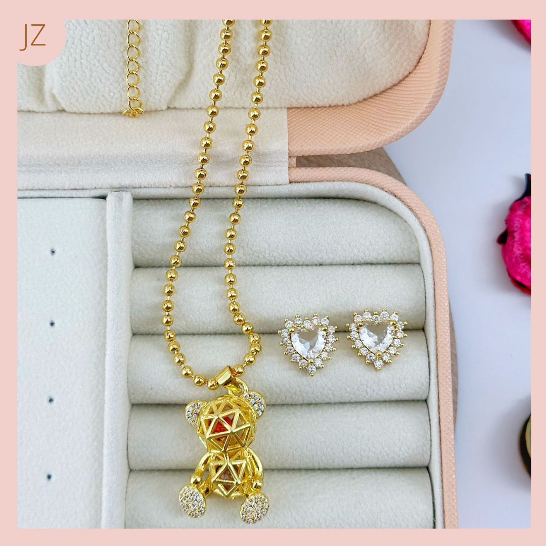 Collar Dije Osito Teddy Rodio 