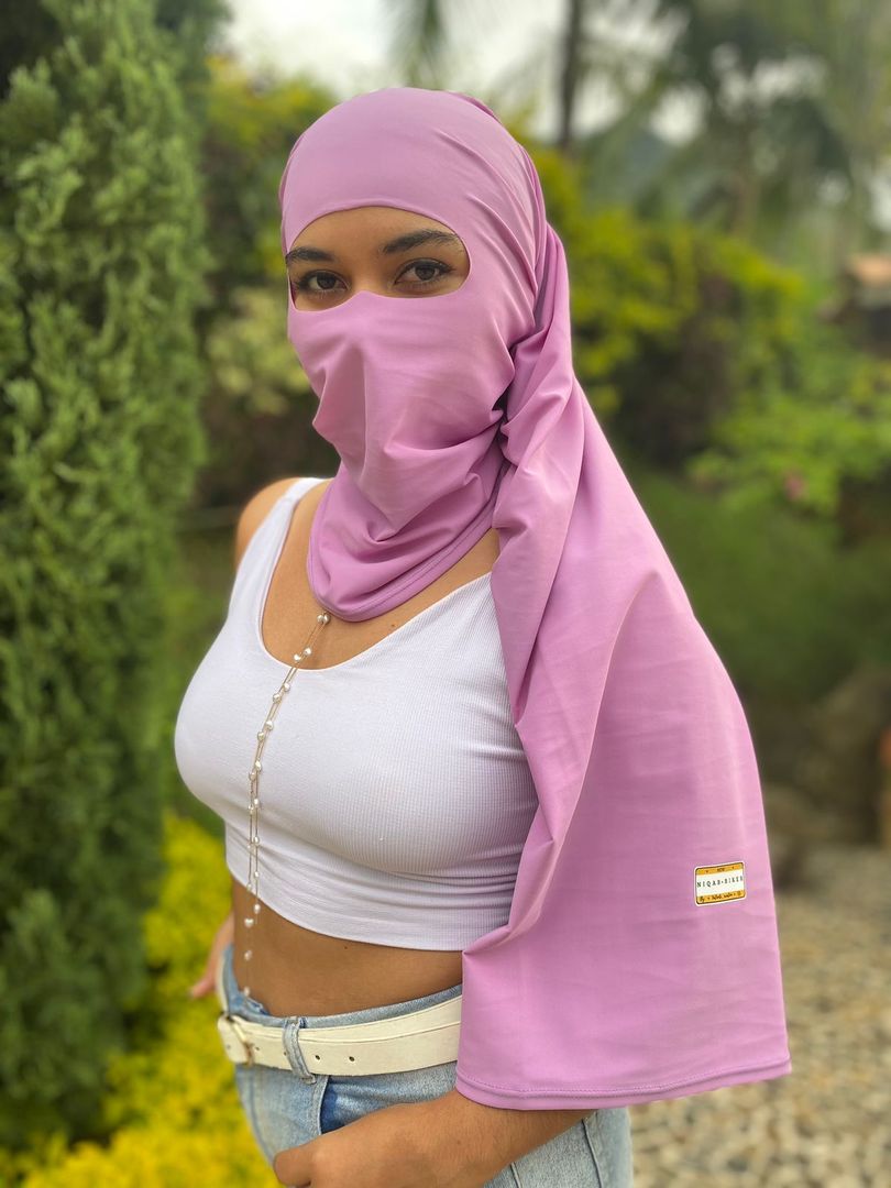 NIQAB LILA 