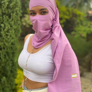 NIQAB LILA  - imagen 1